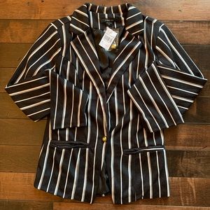 Paper Tee Striped Blazer